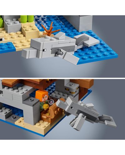 Конструктор Lego Minecraft - Приключение с пиратски кораб (21152) - 4