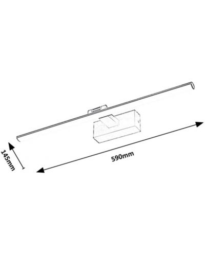 LED аплик Rabalux - Gaten 78002, IP20, 12 W, черен - 9