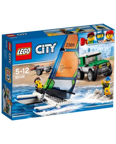 Конструктор Lego City - 4 x 4 с катамаран (60149) - 1
