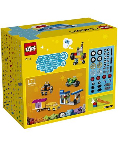 Конструктор Lego Classic - Тухлички на колела (10715) - 7