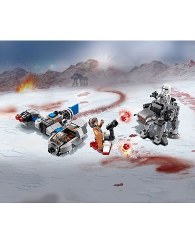 Конструктор Lego Star Wars - Ski Speeder™ vs. First Order Walker™ Microfighter (75195) - 9