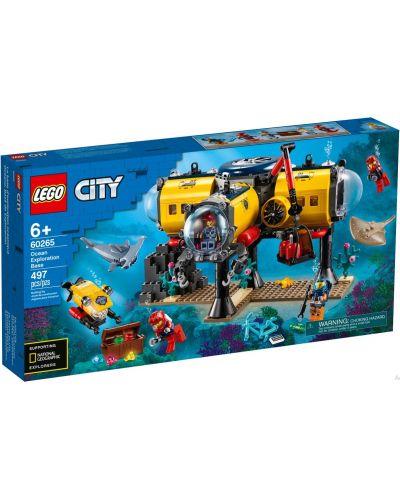 Конструктор LEGO City - Изследователска база в океана (60265) - 1