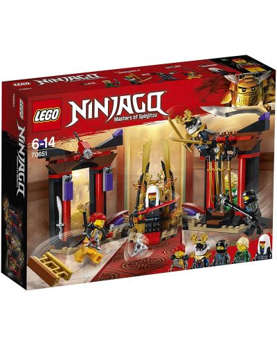 Конструктор Lego Ninjago - Схватка в тронната зала (70651) - 1