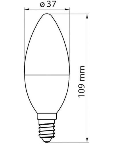 LED крушка Vivalux - Norris premium 4300, 9 W, топло-бяла светлина - 2