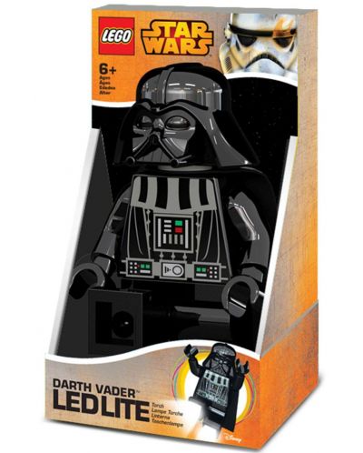 Мини фенерче Lego Star Wars - Darth Vader, с LED светлина - 1