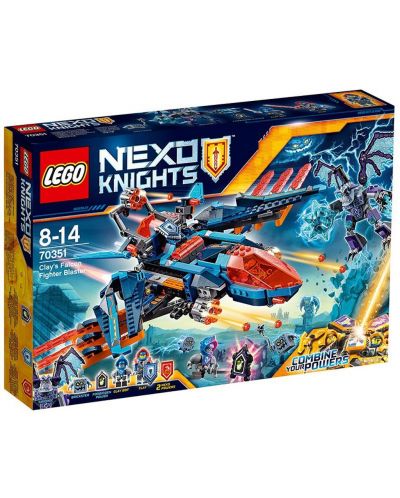 Конструктор Lego Nexo Knights - Бойният бластер на Clay (70351) - 1