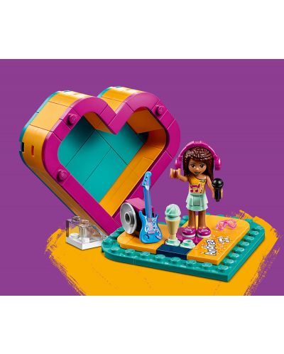 Конструктор Lego Friends - Кутията с форма на сърце на Andrea (41354) - 4
