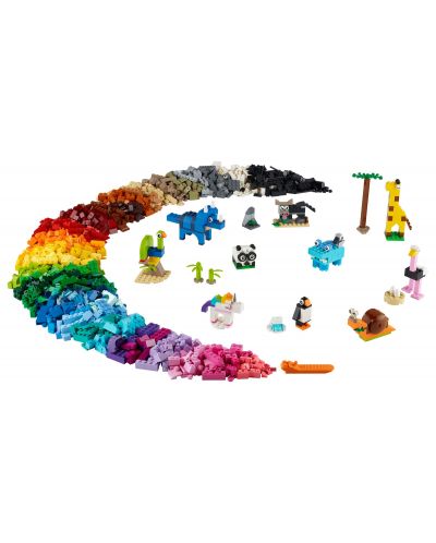 Конструктор Lego Classic - Тухлички и животни (11011) - 4