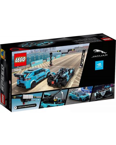 Конструктор Lego Speed Champions - Formula E Panasonic Jaguar Racing GEN2 car & Jaguar I-PACE eTROPHY (76898) - 2