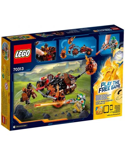 Конструктор Lego Nexo Knights - Разбивачът от лава на Молтор (70313) - 3