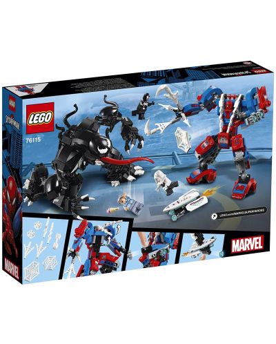 Конструктор Lego Marvel Super Heroes - Spider Mech vs. Venom (76115) - 5