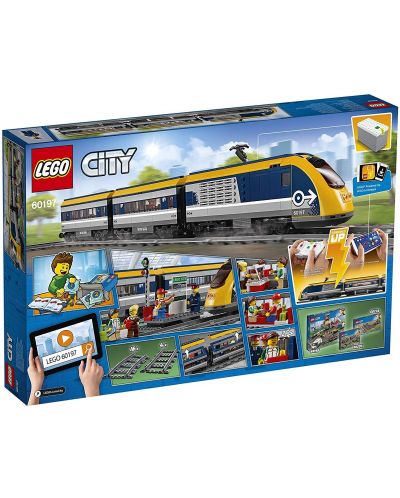 Конструктор Lego City - Пътнически влак (60197) - 4