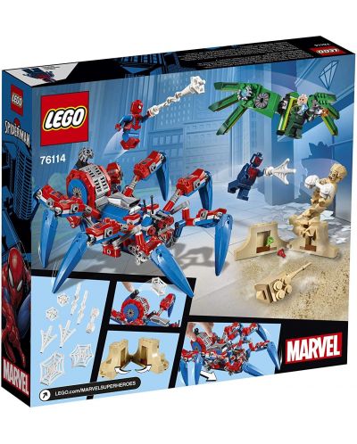 Конструктор Lego Marvel Super Heroes - Машината на Spider-Man (76114) - 4