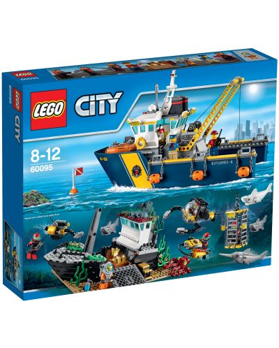 Конструктор Lego City - Изследователски кораб - Морско дъно (60095) - 1