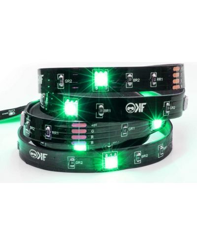 LED лента KontrolFreek -  Gaming Lights Kit, RGB, 3.6m, черна - 4