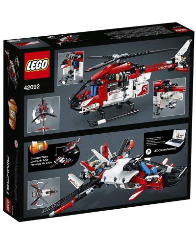Конструктор Lego Technic - Спасителен хеликоптер (42092) - 3