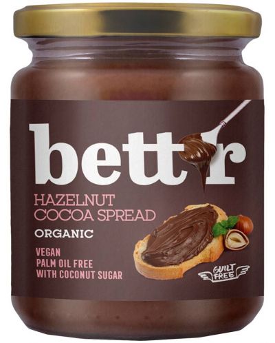 Лешниково-какаов крем за мазане, 250 g, Bett'r - 1