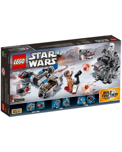 Конструктор Lego Star Wars - Ski Speeder™ vs. First Order Walker™ Microfighter (75195) - 3