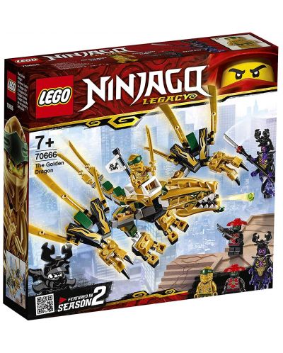Конструктор Lego Ninjago - Златният дракон (70666) - 9