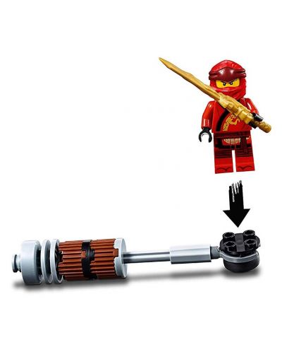 Конструктор Lego Ninjago - Мотоциклетът на Kai и снегомобилът на Zane (70667) - 1