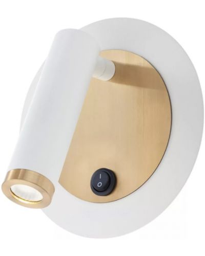 LED Аплик с ключ Smarter - Closer 01-3089, IP20, 240V, 6W, бял мат - 1