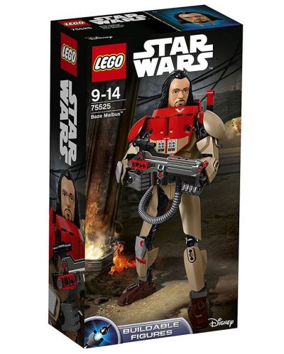 Сглобяема фигура Lego Star Wars - Baze Malbus (75525) - 1