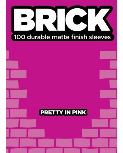Legion Standard Size "Brick Sleeves" - Pretty in Pink (100) - 1