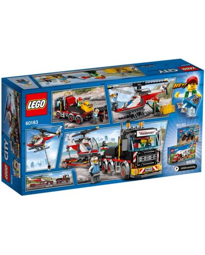 Конструктор Lego City - Транспорт за тежки товари (60183) - 5