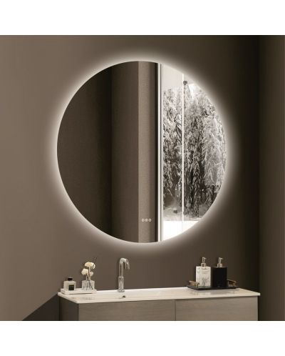 LED Огледало за стена Inter Ceramic - Ø150, ICL 1826, Touch screen - 1