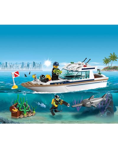 Конструктор Lego City - Яхта за гмуркане (60221) - 5