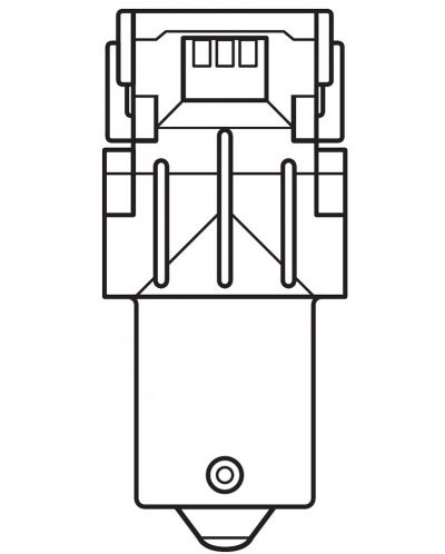 LED Автомобилни крушки Osram - LEDriving, SL, Red, P21W, 1.4W, 2 броя, червени - 3