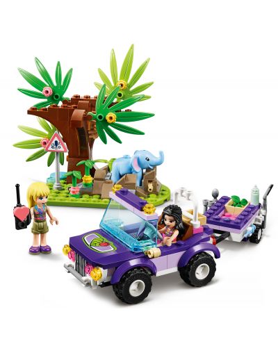 Конструктор Lego Friends - Спасяването на бебето слон в джунглата (41421) - 3