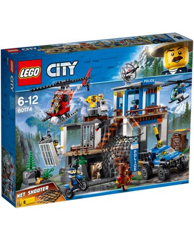 Конструктор Lego City - Полицейско управление в планината (60174) - 1
