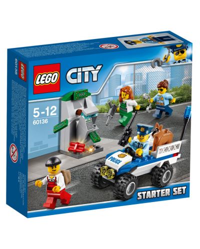 Конструктор Lego City - Начален полицейски комплект (60136) - 1