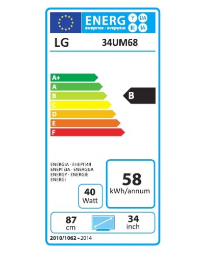 LG 34UM68-P, 34" Wide LCD AG, IPS Panel, 5ms, 5000000:1 DFC, 300 cd/m2, 21:9, 2560x1080, sRGB 99%, HDMI, DisplayPort, SP 2x7w, Tilt, Black - 2