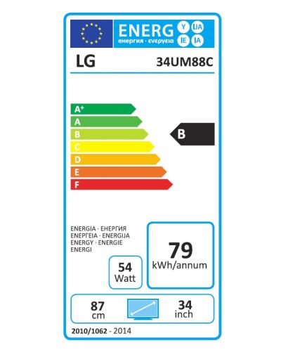 LG 34UM88C-P, 34" Wide LCD AG, IPS Panel, 5ms, Mega DFC, 1000:1, 300 cd/m2, 21:9, 3440x1440, sRGB 99%,USB, HDMI, DisplayPort, SP 2x7w, Tilt, Height Adjustable, FreeSync, Headphone Out, Black - 8