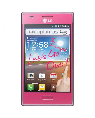 LG Optimus L5 - розов - 5