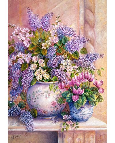 Пъзел Castorland от 1500 части - Люлякови цветове, Триша Хардуик - 2