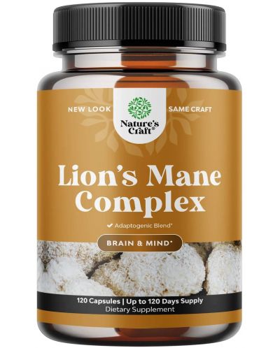 Lion's Mane Complex, 120 капсули, Nature's Craft - 1