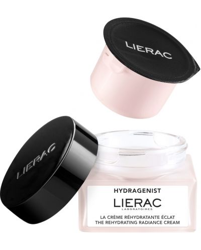 Lierac Hydragenist Рехидратиращ озаряващ крем, пълнител, 50 ml - 1