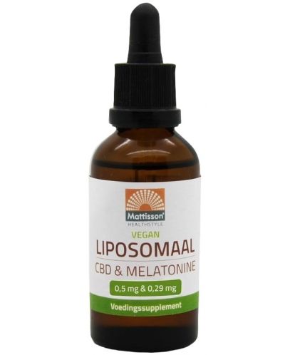 Liposomal CBD & Melatonin, капки, 30 ml, Mattisson Healthstyle - 1