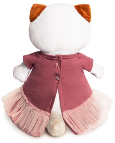 Плюшена играчка Budi Basa - Коте Ли-Ли, в рокля с бухал, 27 cm - 3