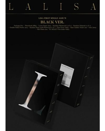 Lisa (Blackpink) - Lalisa, Black Version (CD Box) - 3