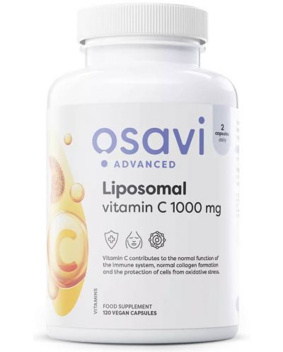 Liposomal Vitamin C, 1000 mg, 120 капсули, Osavi - 1