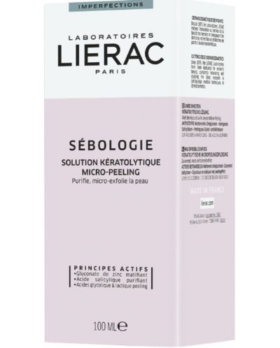 Lierac Sebologie Кератолитен лосион за лице, 100 ml - 2