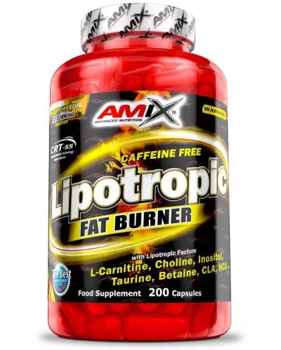 Lipotropic Fat Burner, 200 капсули, Amix - 1