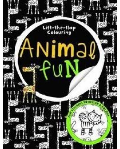 Lift-the-Flap Colouring Animals
