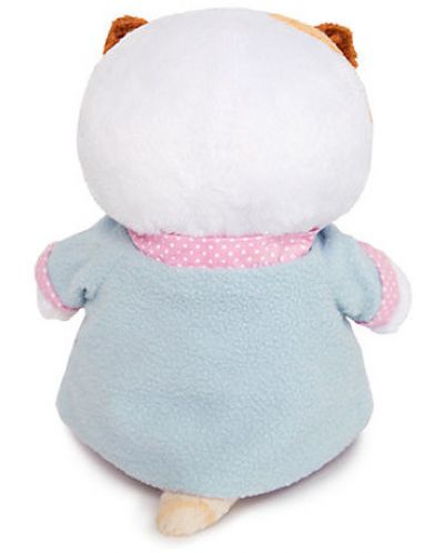 Плюшена играчка Budi Basa - Коте Ли-Ли, бебе, със синьо яке, 20 cm - 3
