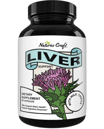 Liver Support, 90 капсули, Nature's Craft - 1