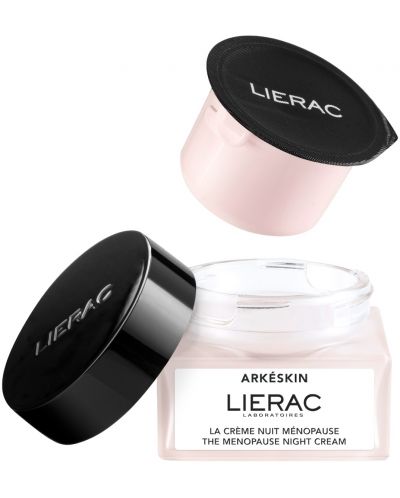 Lierac Arkeskin Нощен крем за лице The Menopause, пълнител, 50 ml - 1